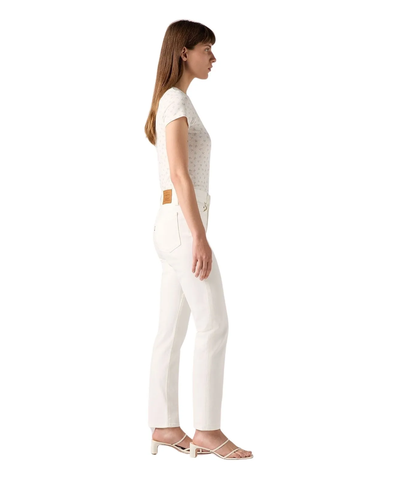 Damen Jeans 724 High Rise von Levis in Cloud Dancer