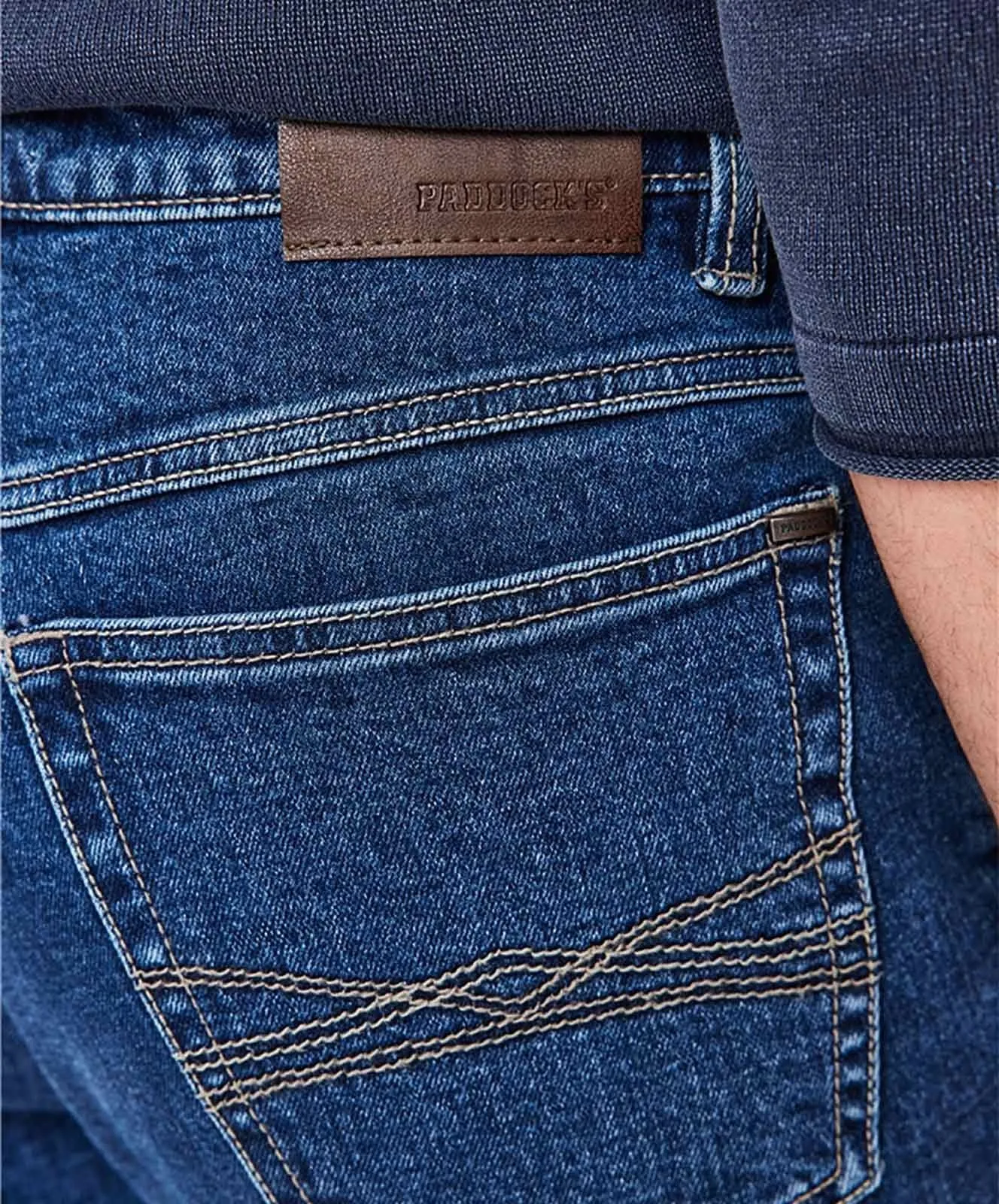 Herren Jeans Ranger von Paddocks in Medium Blue Stone