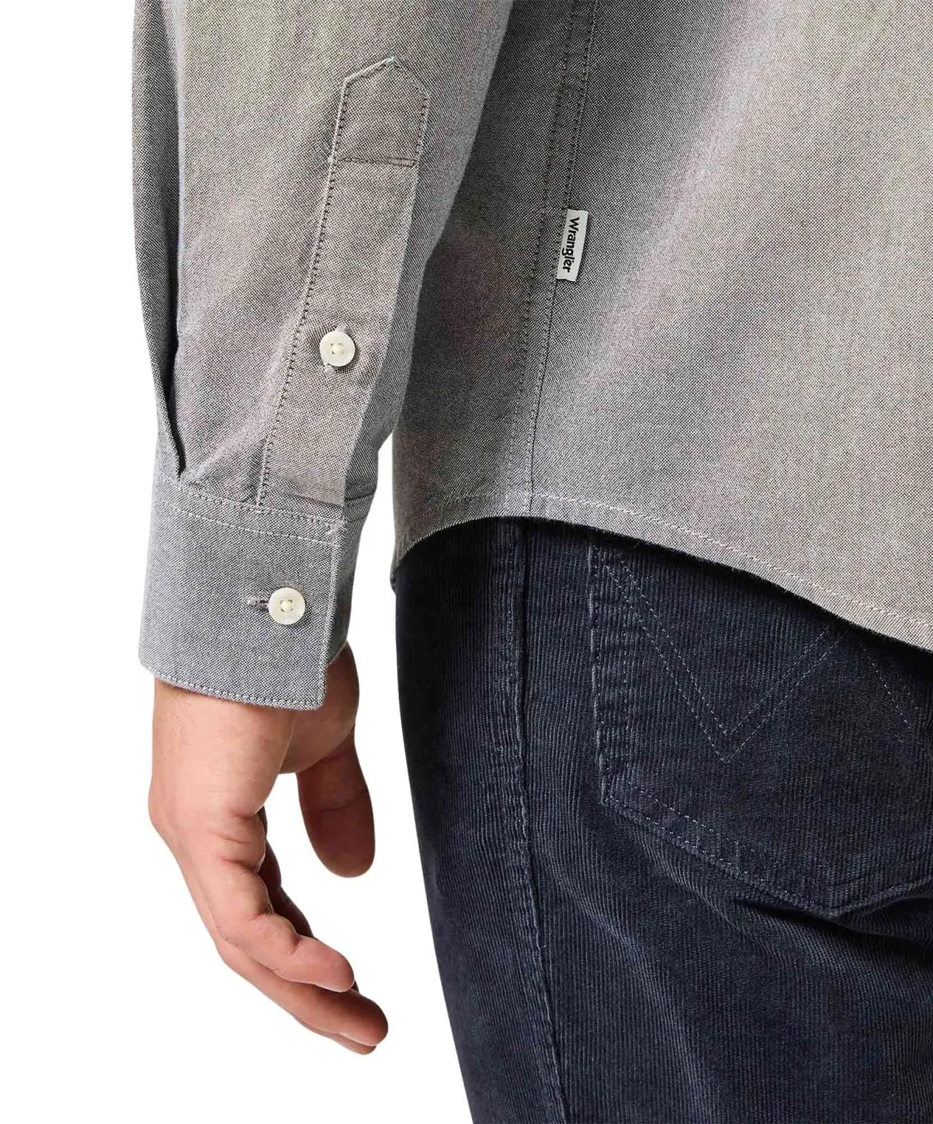 Herren Hemd Oxford Shirt von Wrangler in Dark Navy