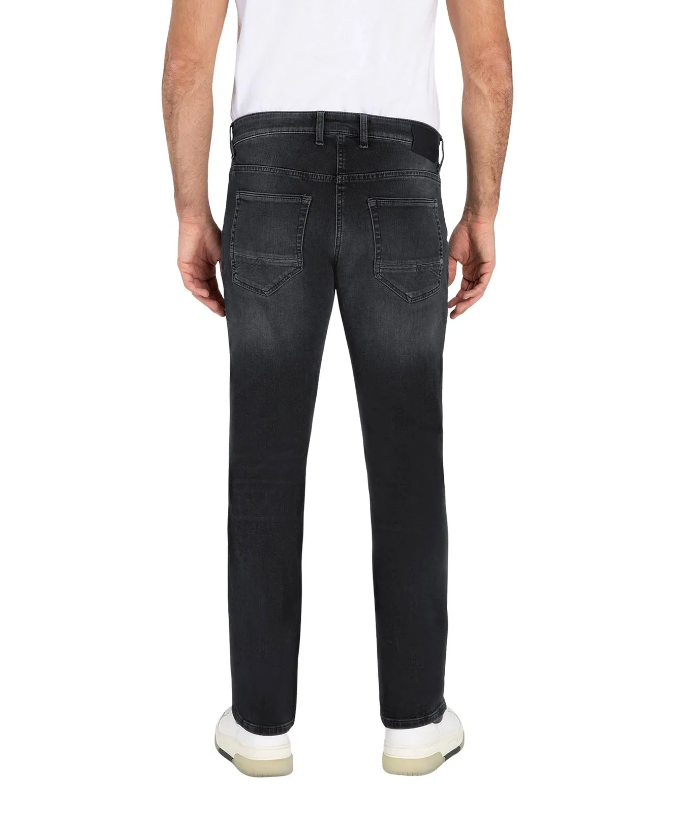 Herren Jeans Arne Pipe von MAC in Black Black Authentic Used