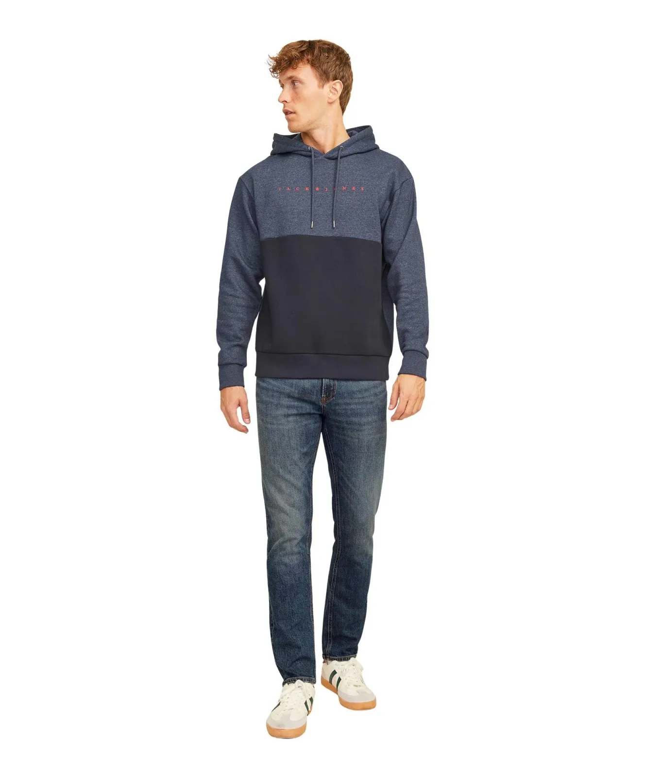Herren Jeans Clark Original von Jack & Jones in Blue Denim