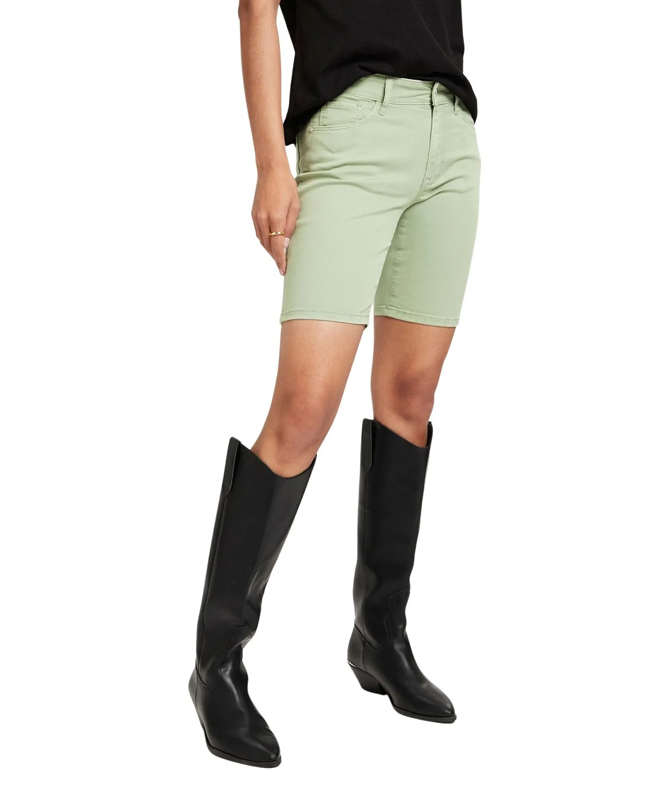Damen Jeans Anya Short von Cross in Mint