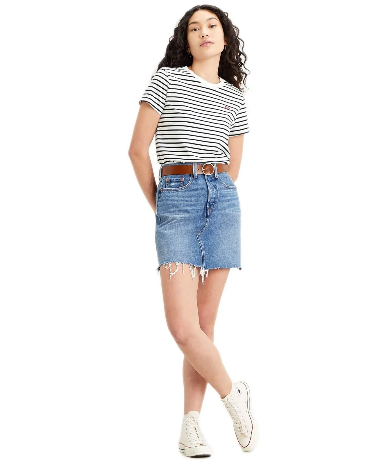 Damen Gürtel Athena von Levis in Medium Brown