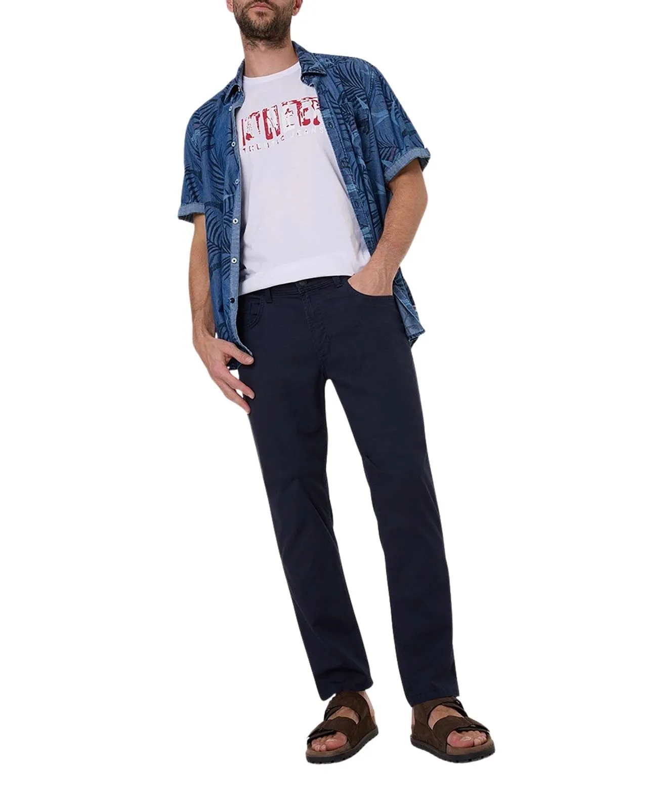 Herren Hose Rando Megaflex von Pioneer in Night Sky