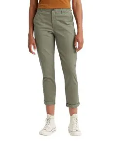 Dockers Chinohose mit Slim Fit in grüner Camo Färbung