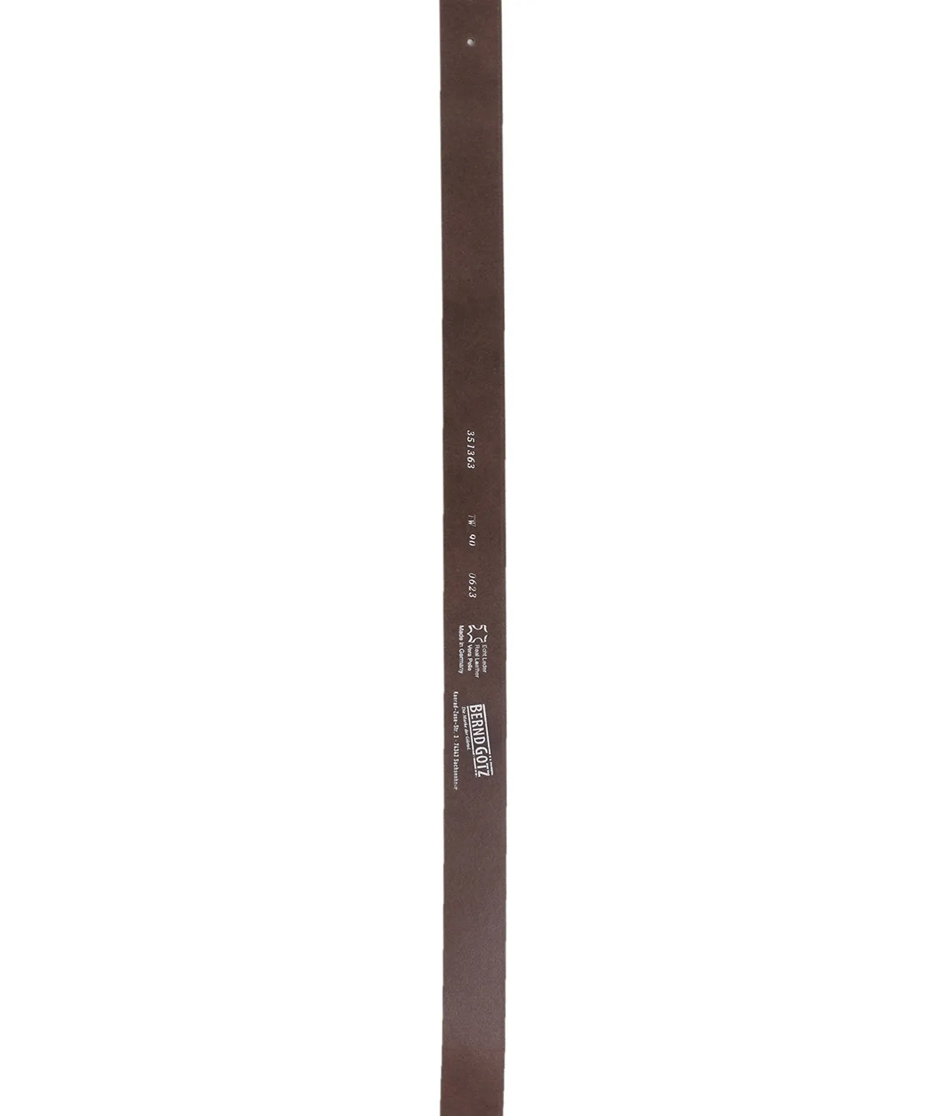 Damen Gürtel 3,5cm Velours Ledergürtel  von Bernd Götz in Olive