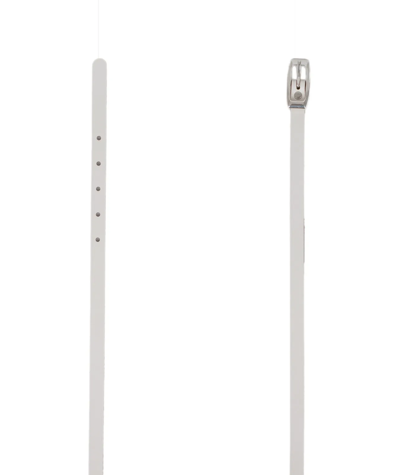 Damen Gürtel 1,5cm Nappaledergürtel von Bernd Götz in Weiß