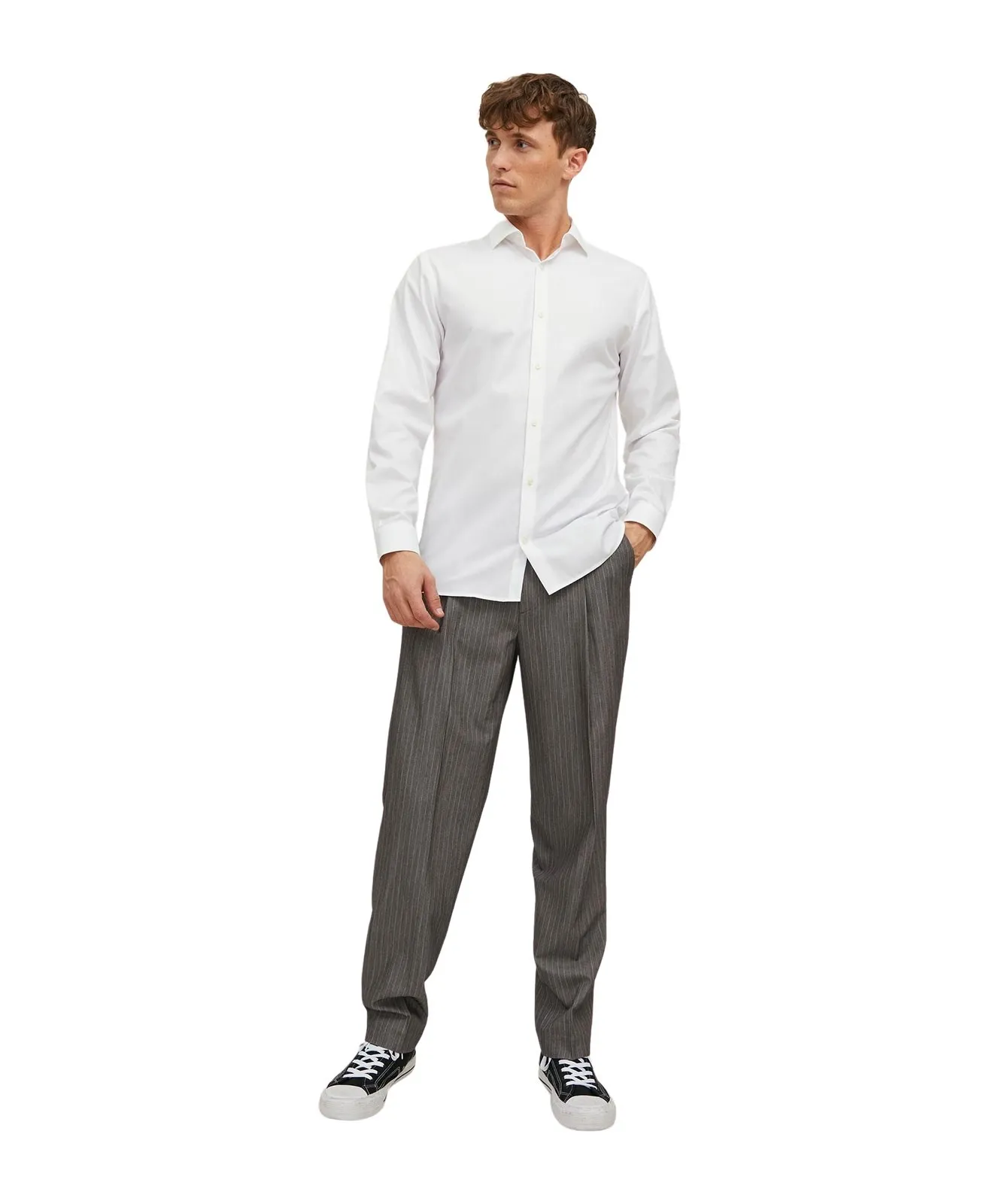 Herren Hemd Parker Shirt von Jack & Jones in White