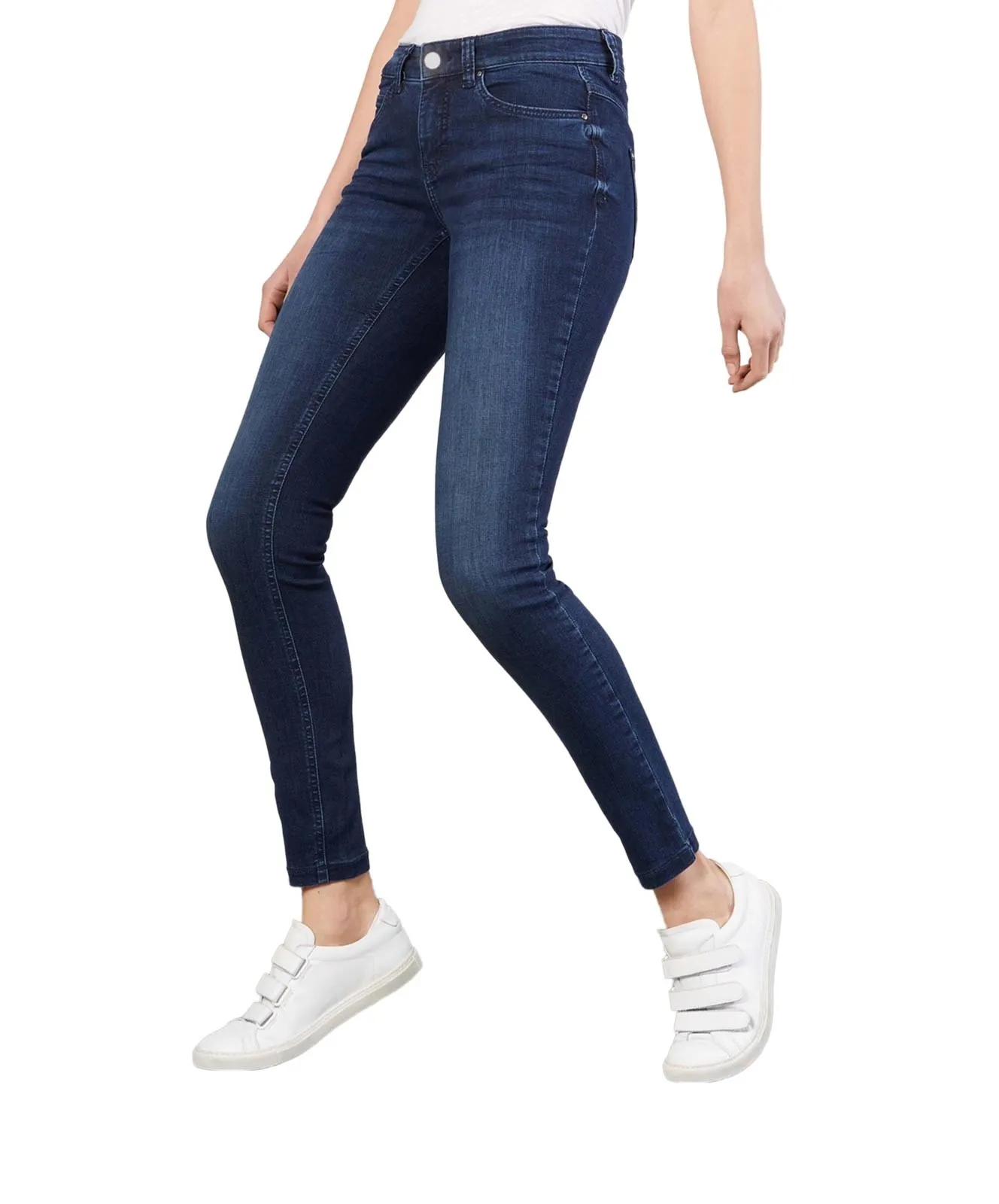 Damen Jeans Dream Skinny Authentic von MAC in Basic Slight Used Blue