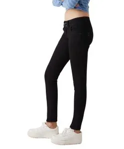 LTB Molly Jeans mit Super Slim Fit in Schwarz