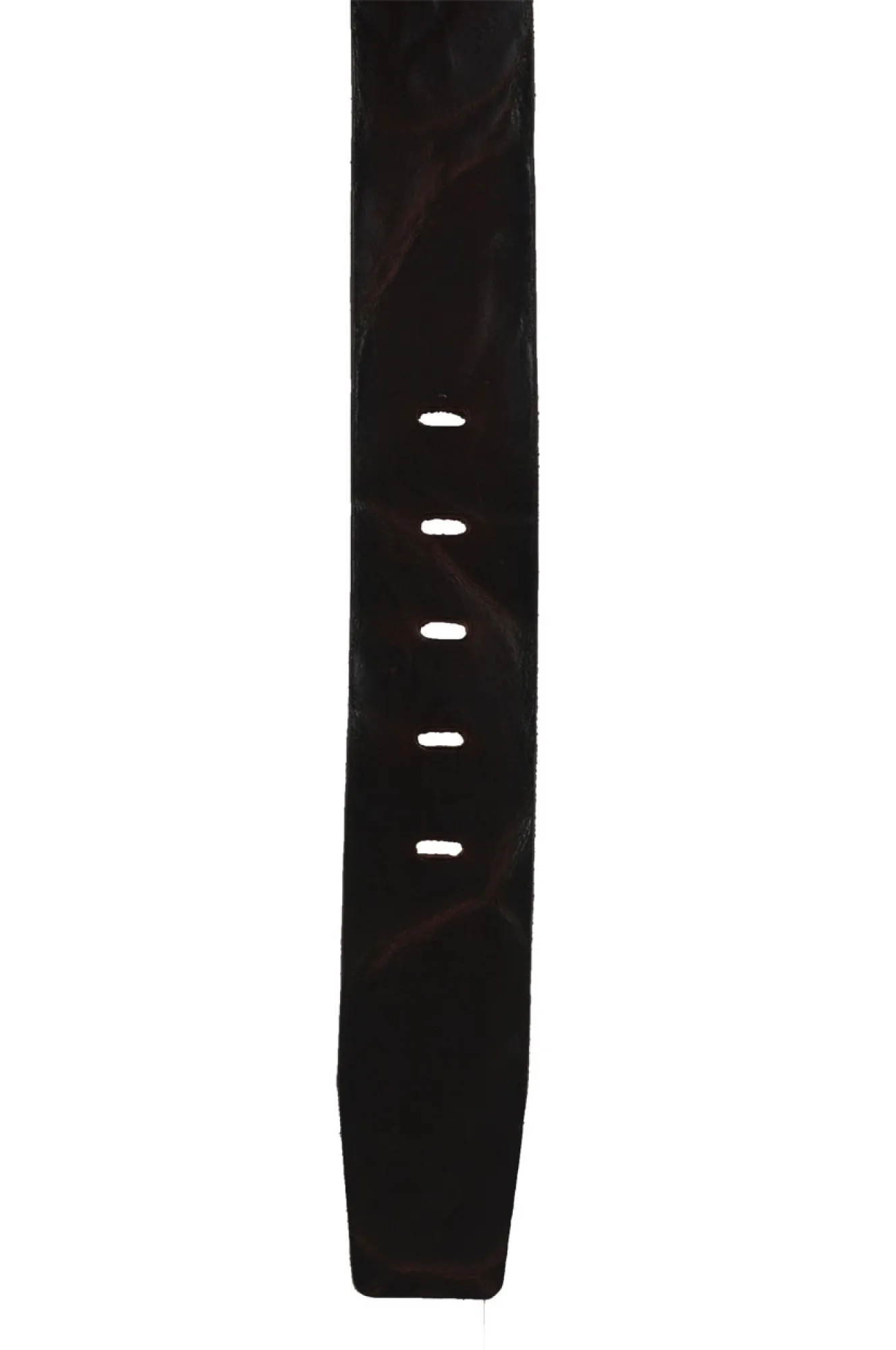 Herren Gürtel 4,5cm Walklederg.geprägt von Bernd Götz in Dunkelbraun