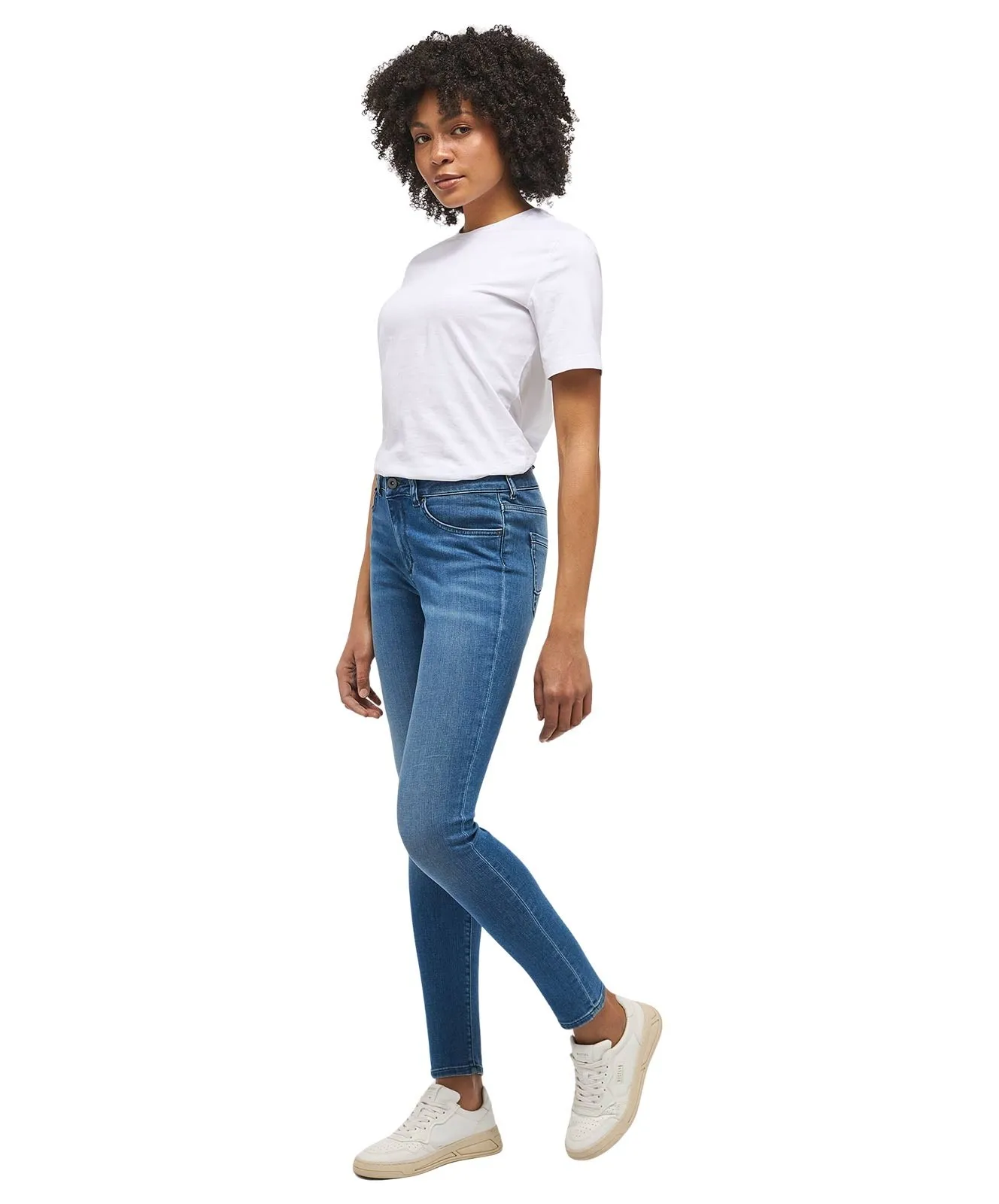 Damen Jeans Shelby Skinny von Mustang in Mittelblau