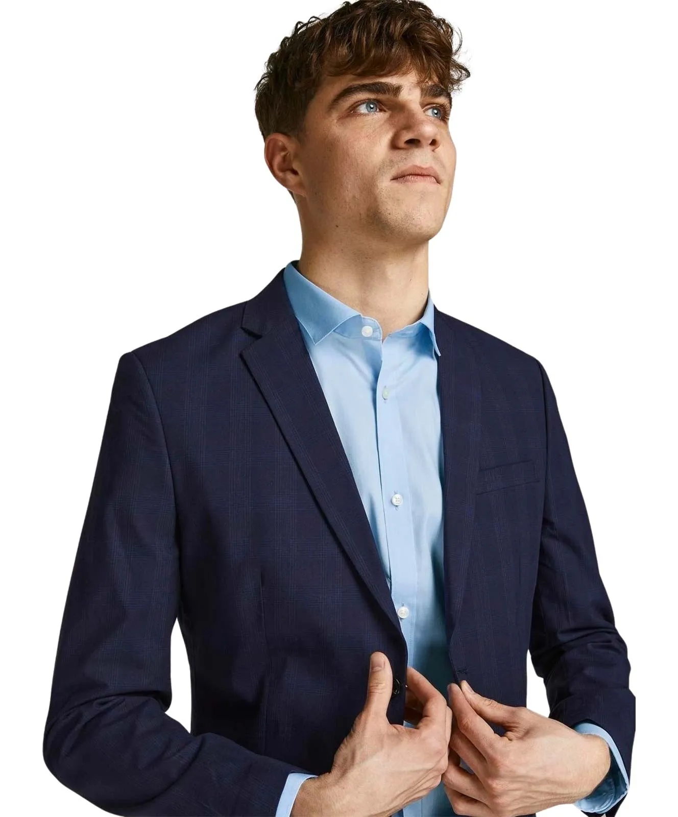 Herren Hemd Parma von Jack & Jones in Cashmere Blue