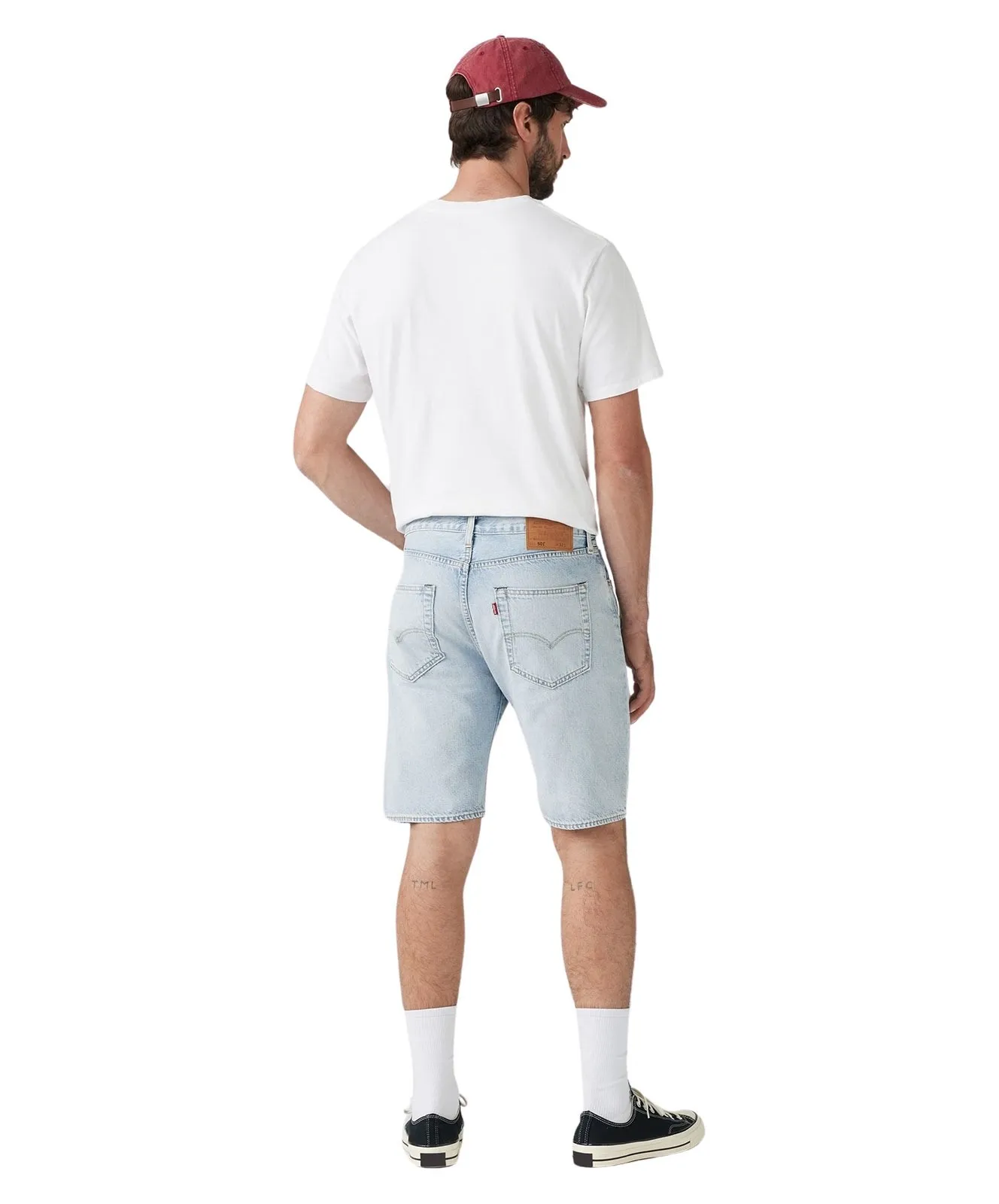 Herren Jeans 501 Original Shorts von Levis in Light Thread