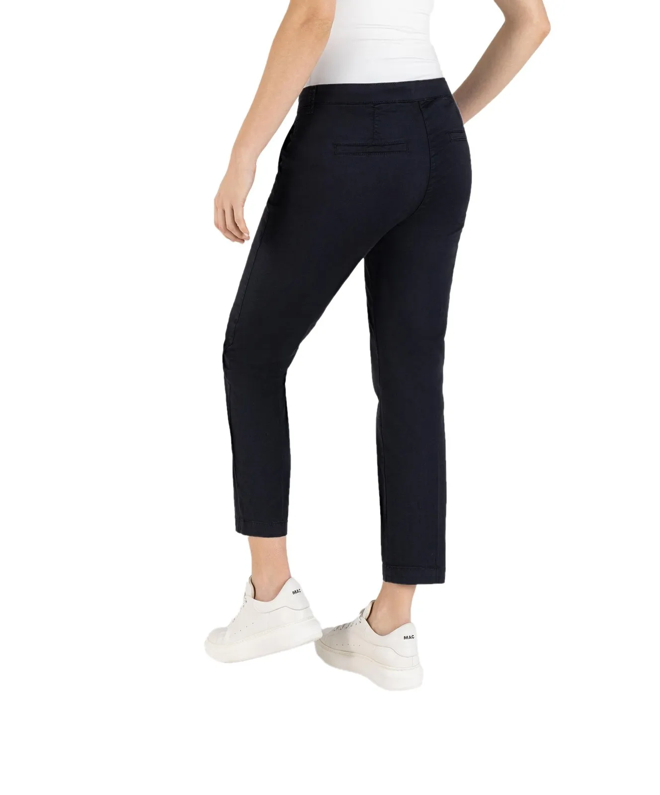 Damen Hose Chino Turn Up von MAC in Dark Blue