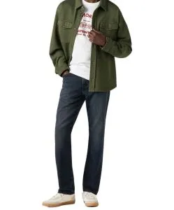 Levi's 502 Taper Jeans in dunkler Out Of Reach Waschung