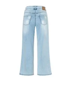 Damen Jeans Dream Wide Cropped von MAC in Light Azure Blue 