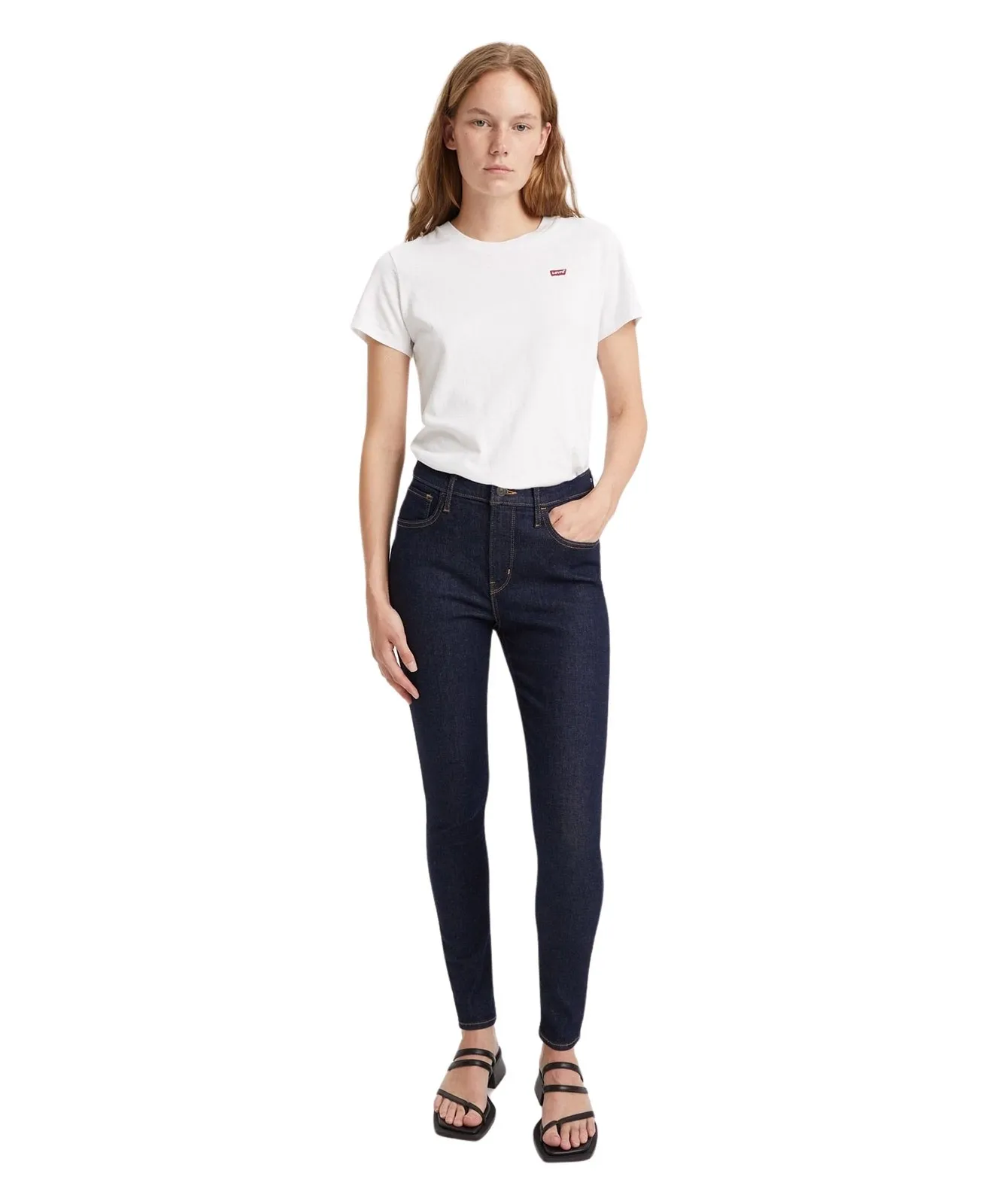 Damen Jeans 720 High Rise Super Skinny von Levis in Deep Serenity