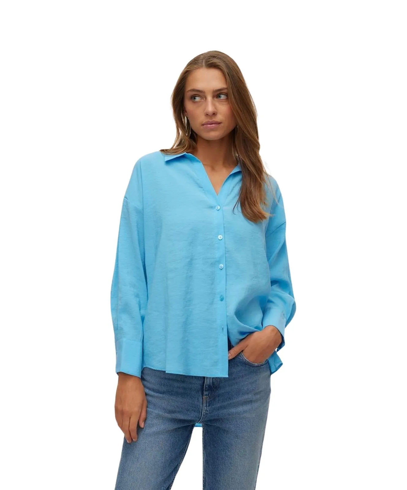 Damen Bluse Queeny von Vero Moda in Bonnie Blue