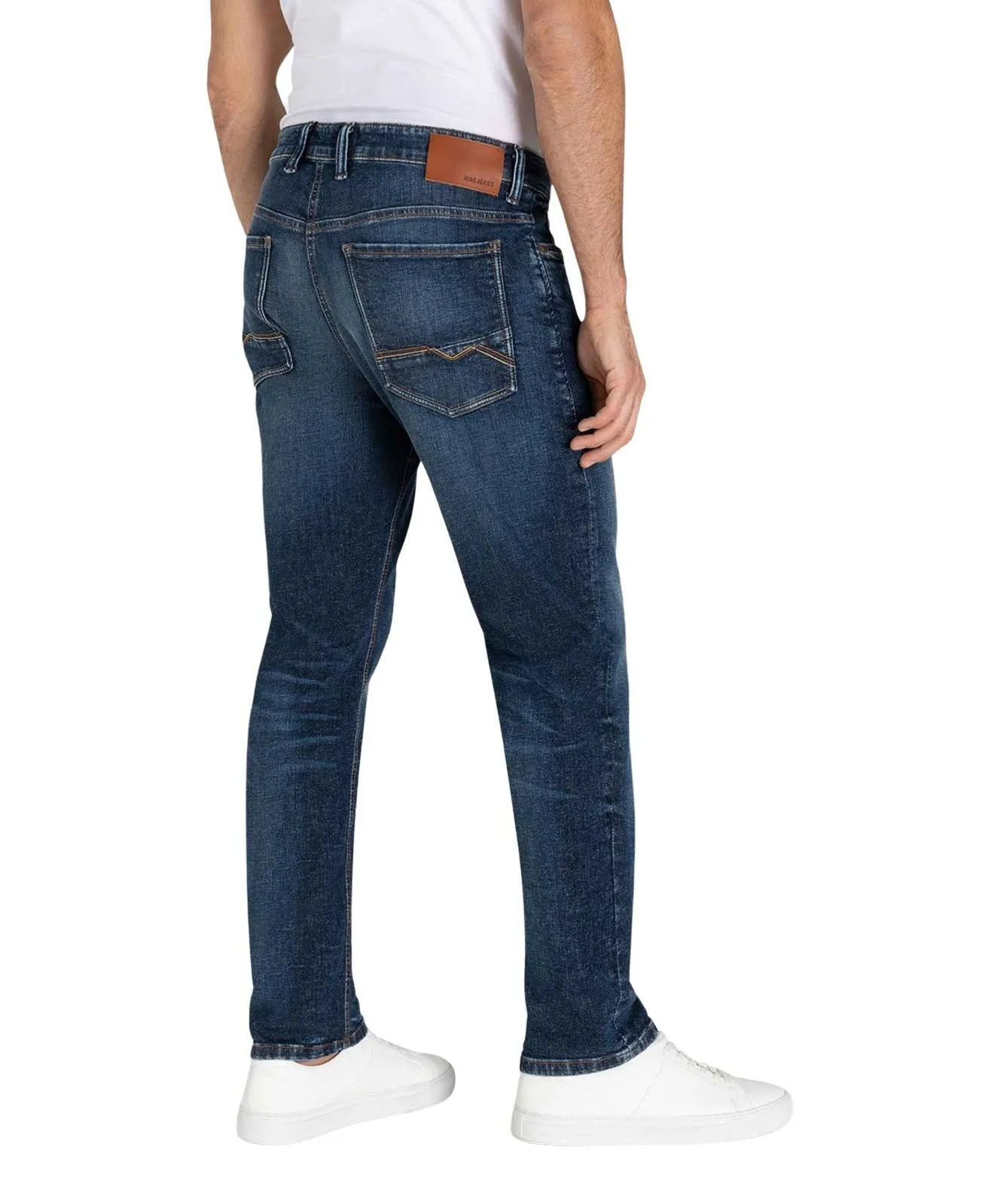 Herren Jeans Arne Pipe von MAC in Dark Blue 3D