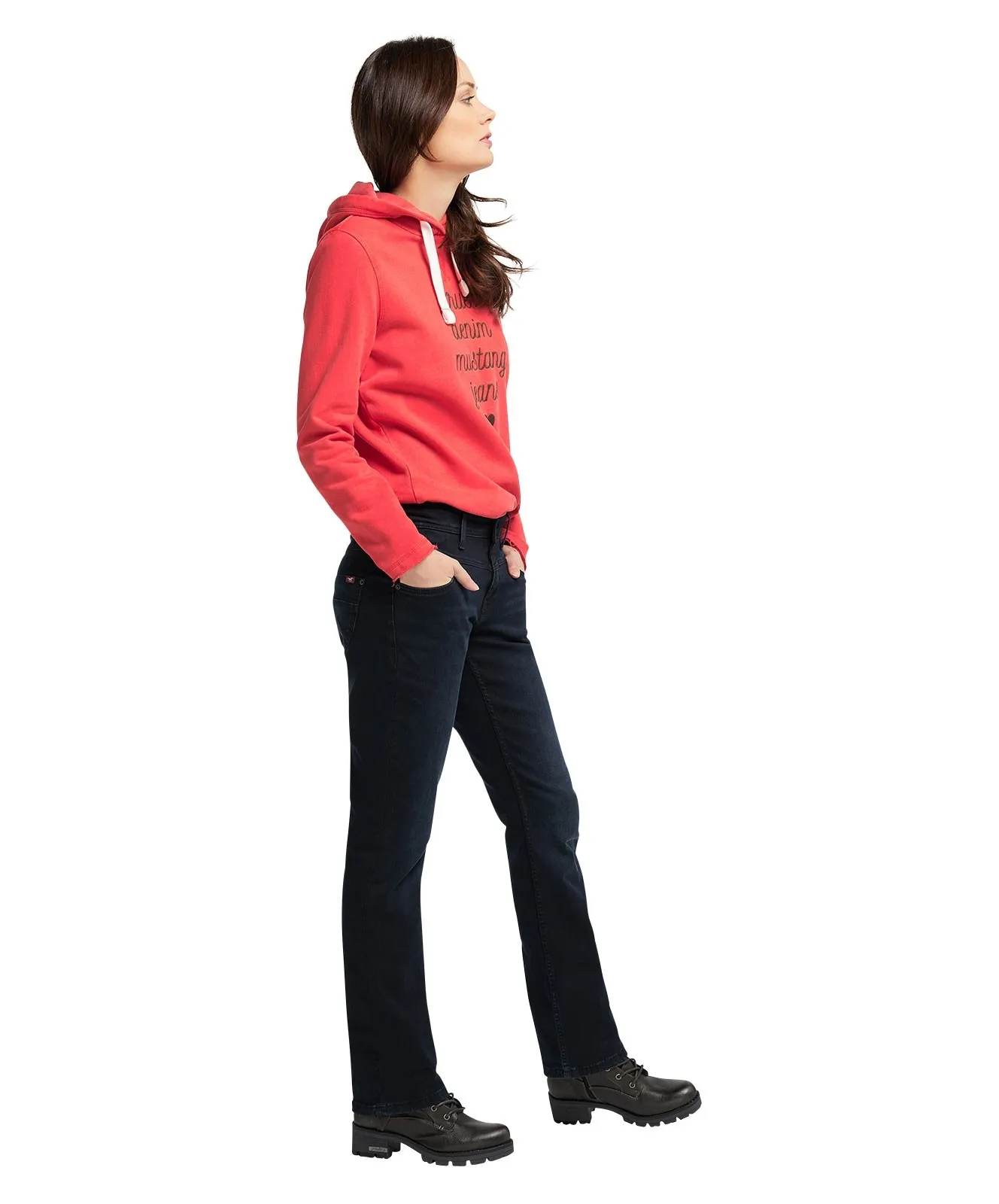 Damen Jeans Sissy Straight von Mustang in Denim Blue