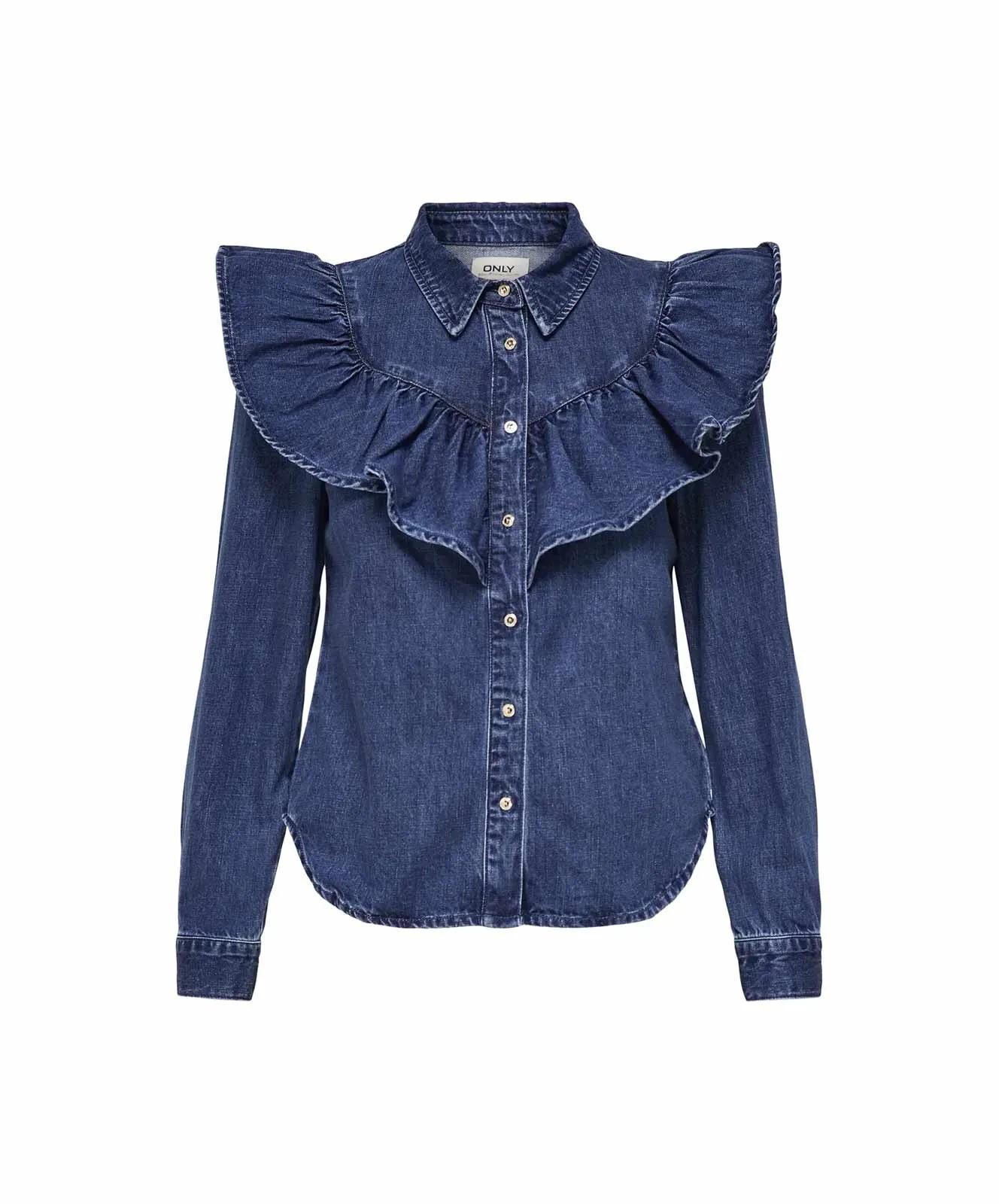 Damen Bluse Indigo von Only in Dark Blue