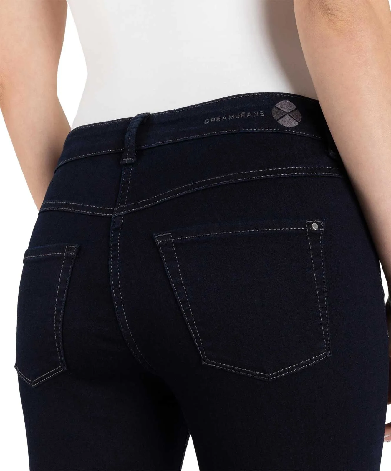 Damen Jeans Dream Chic von MAC in Dark Rinsewash