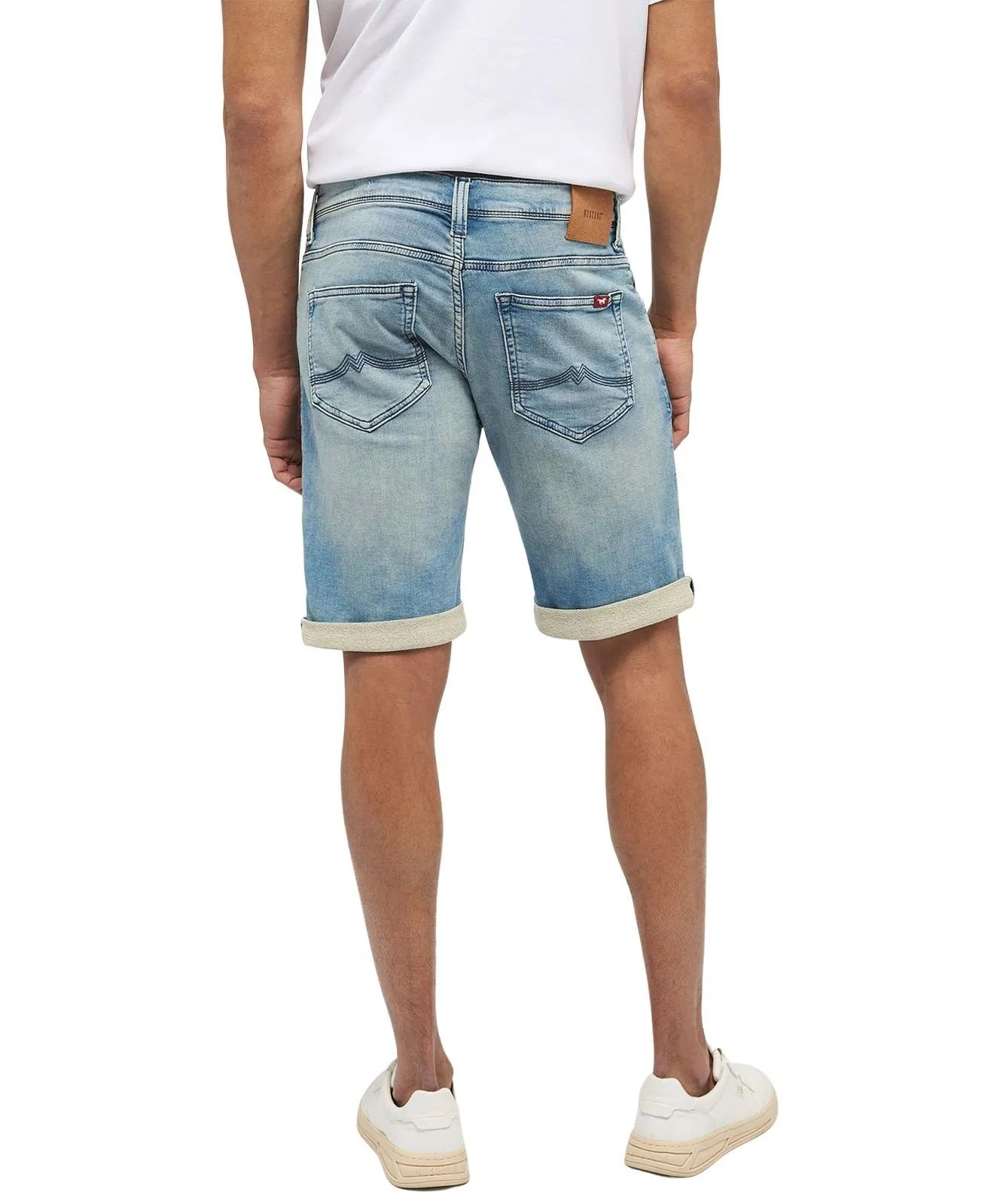 Herren Jeans Chicago Short von Mustang in Light Blue