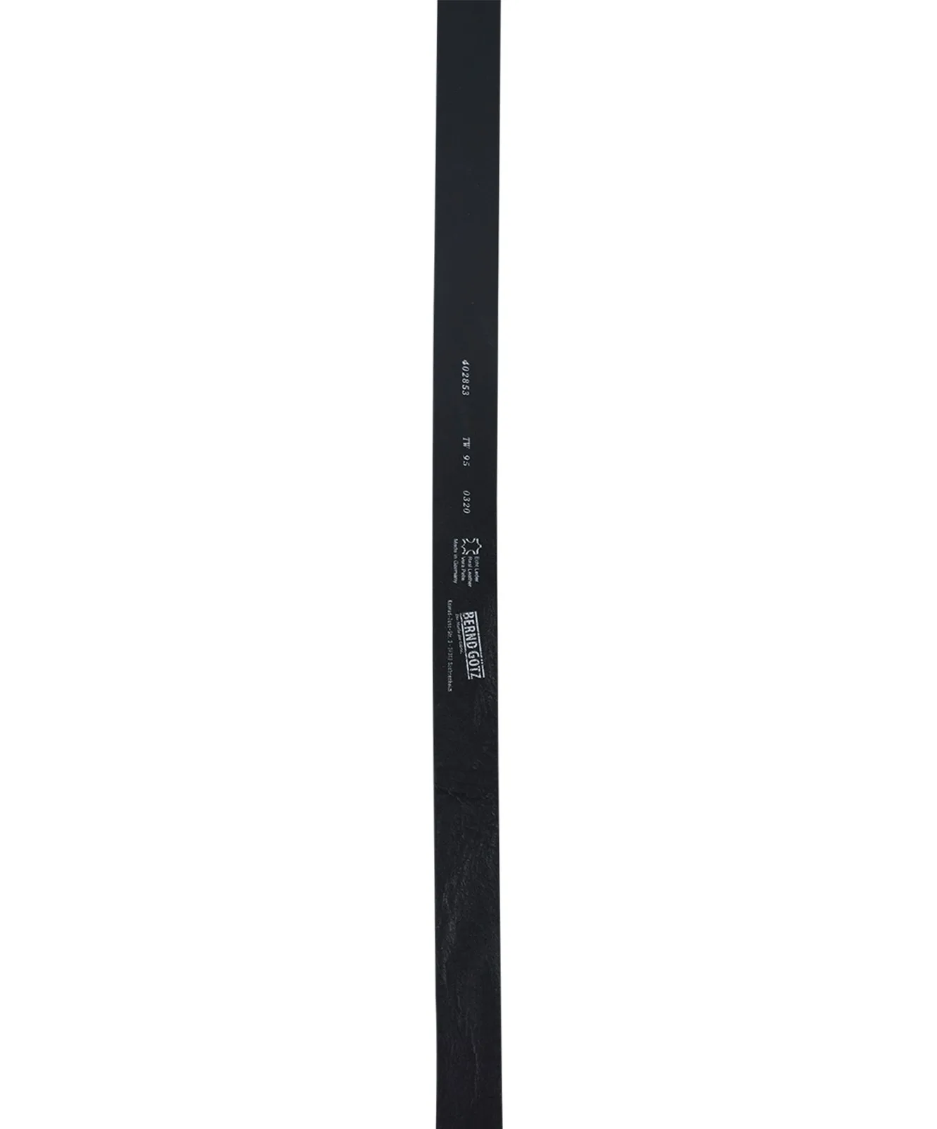 Herren Gürtel 402853 - 4cm Walkledergepr. Gürtel von Bernd Götz in Dunkelblau