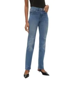 Vero Moda Flash Jeans Straight in Mittelblau