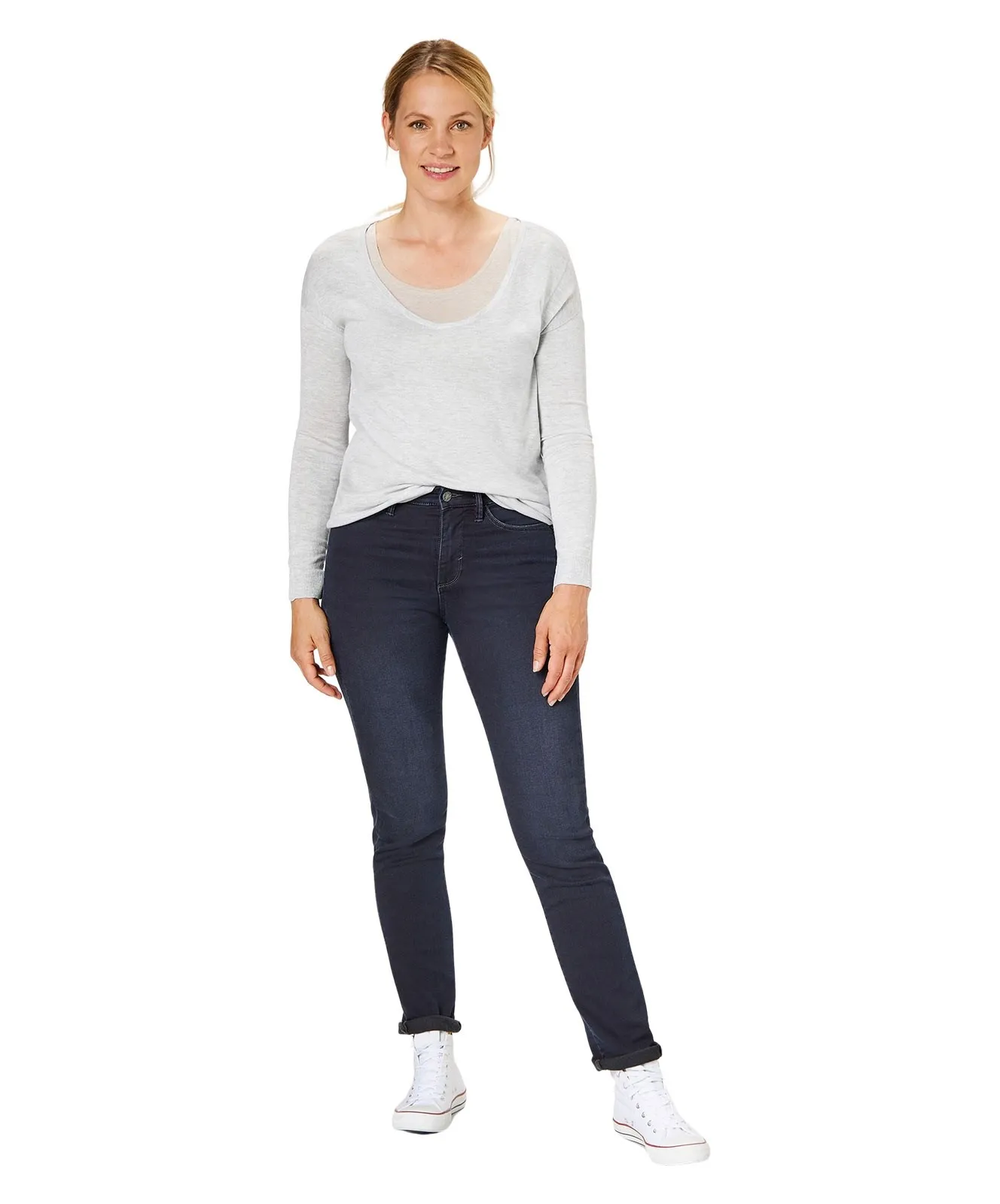 Damen Jeans Pat von Paddocks in Blue Black with Handwork