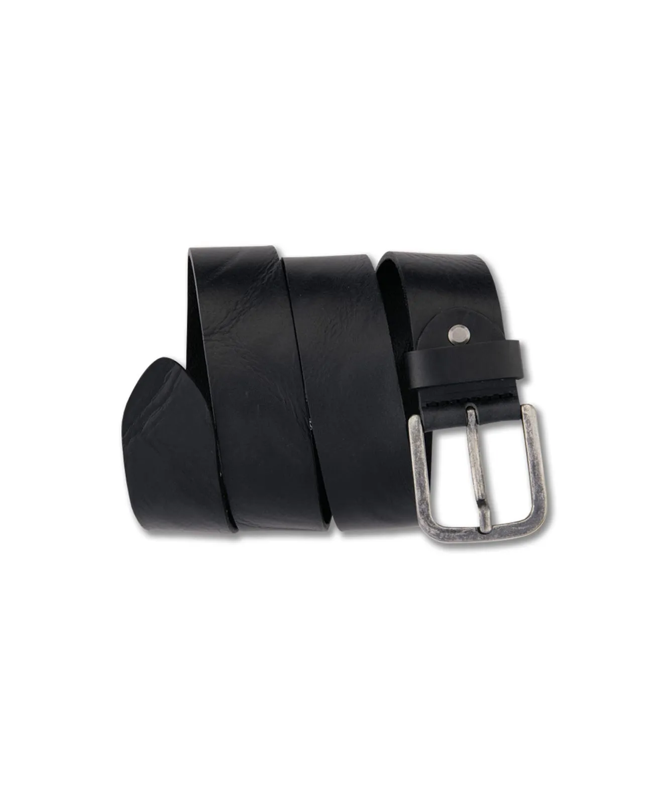 Herren Gürtel 402853 - 4cm Walkledergepr. Gürtel von Bernd Götz in Schwarz