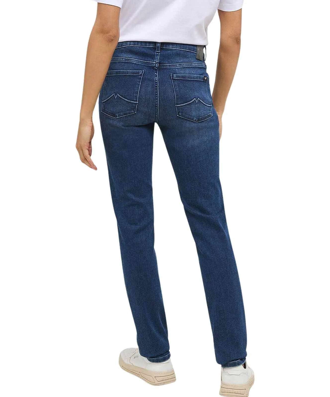 Damen Jeans Crosby Relaxed Slim von Mustang in Satinoptik