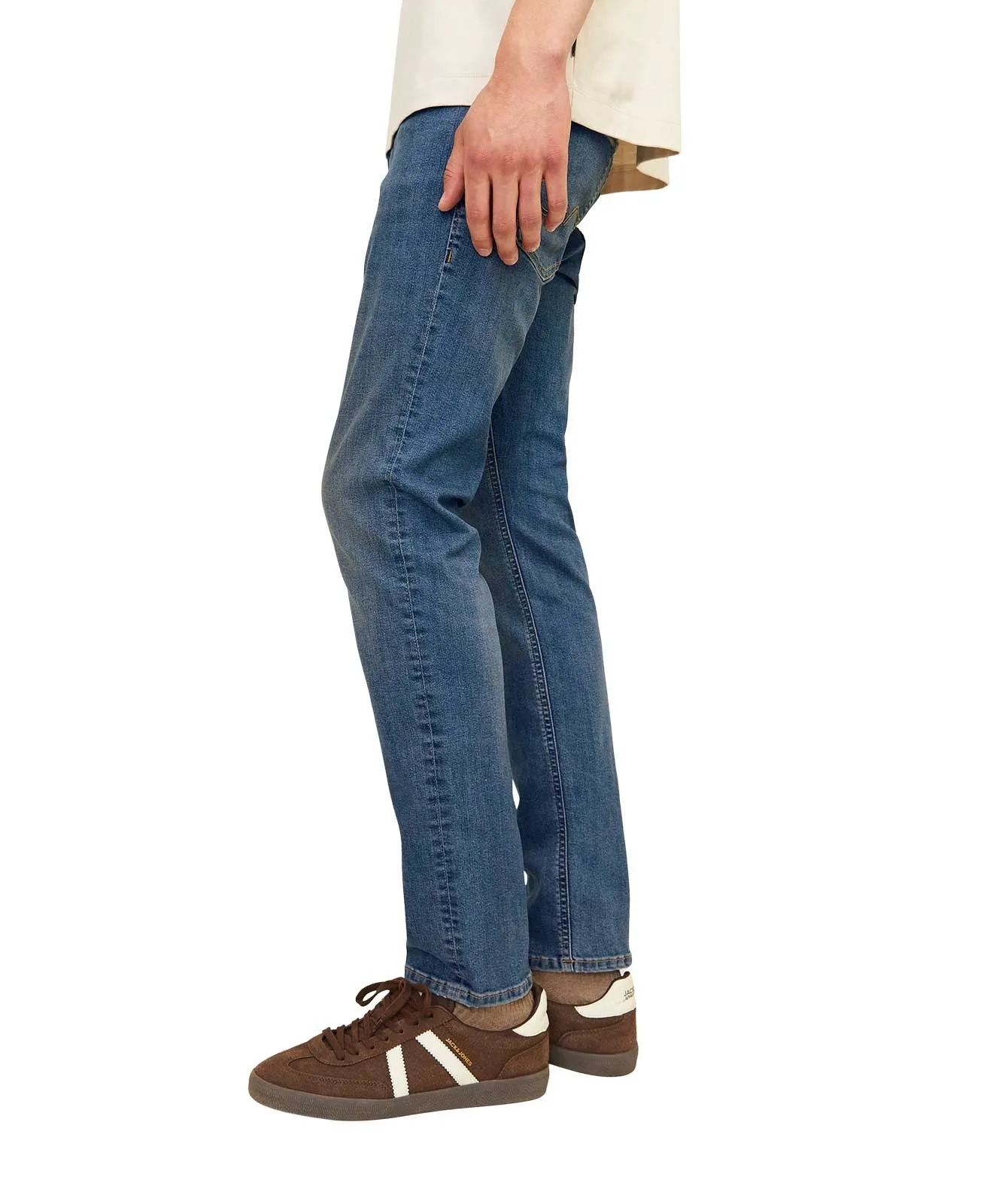 Herren Jeans Glenn Original von Jack & Jones in Blue Denim