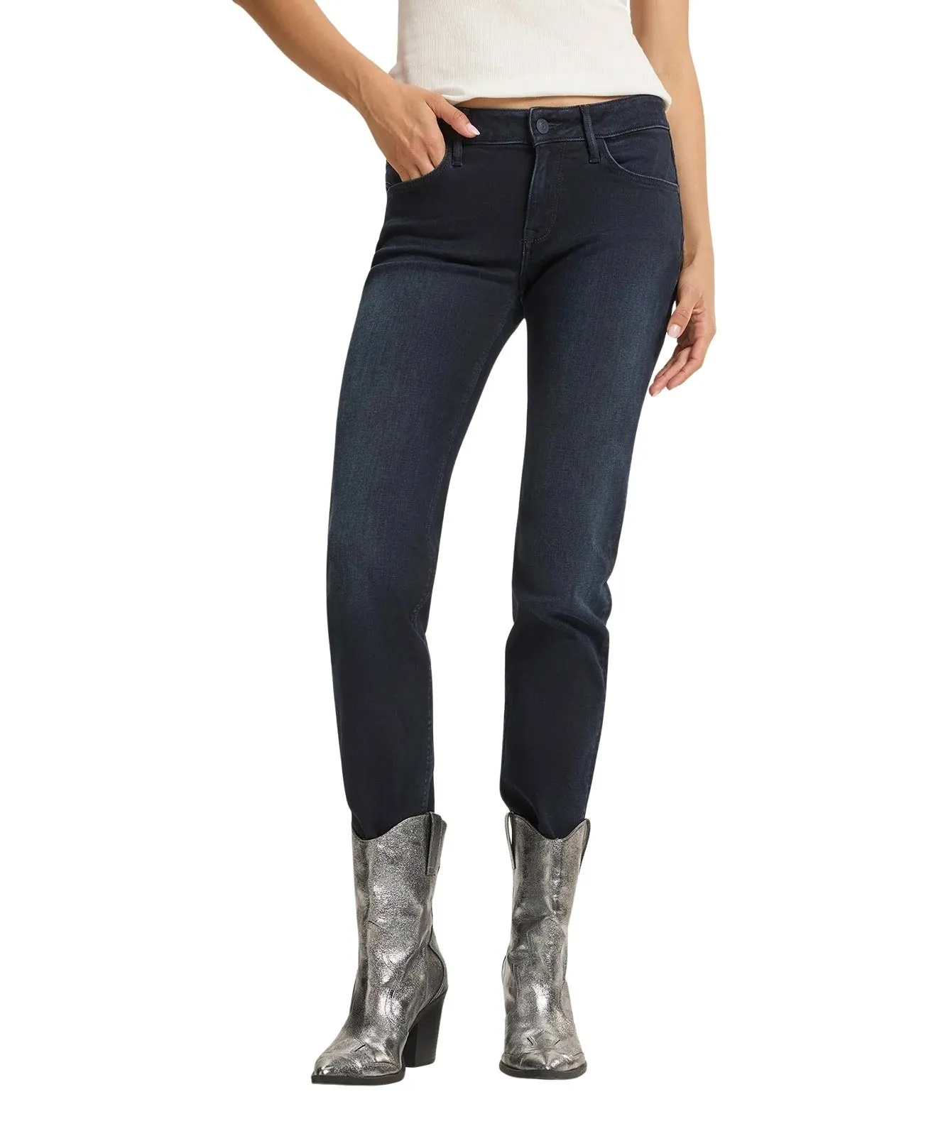 Damen Jeans Rose von Cross in Blue Black