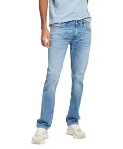 Cross Damien mit Slim Fit Jeans in hellblauer Waschung