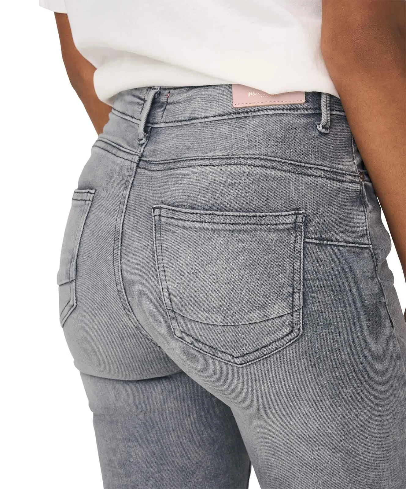 Damen Jeans Power Push Up von Only in Grey Denim