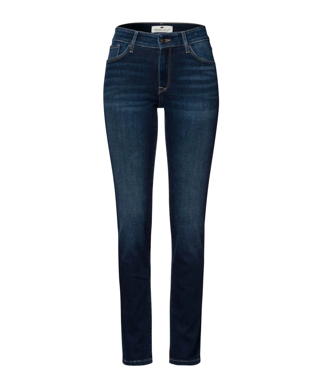 Damen Jeans Anya von Cross in Deep Blue