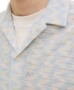 Jack & Jones Kurzarmhemd Luke in Skyway mit Muster