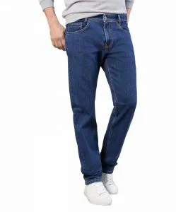 Mac Arne in Stone Washed Jeans mit geradem Bein
