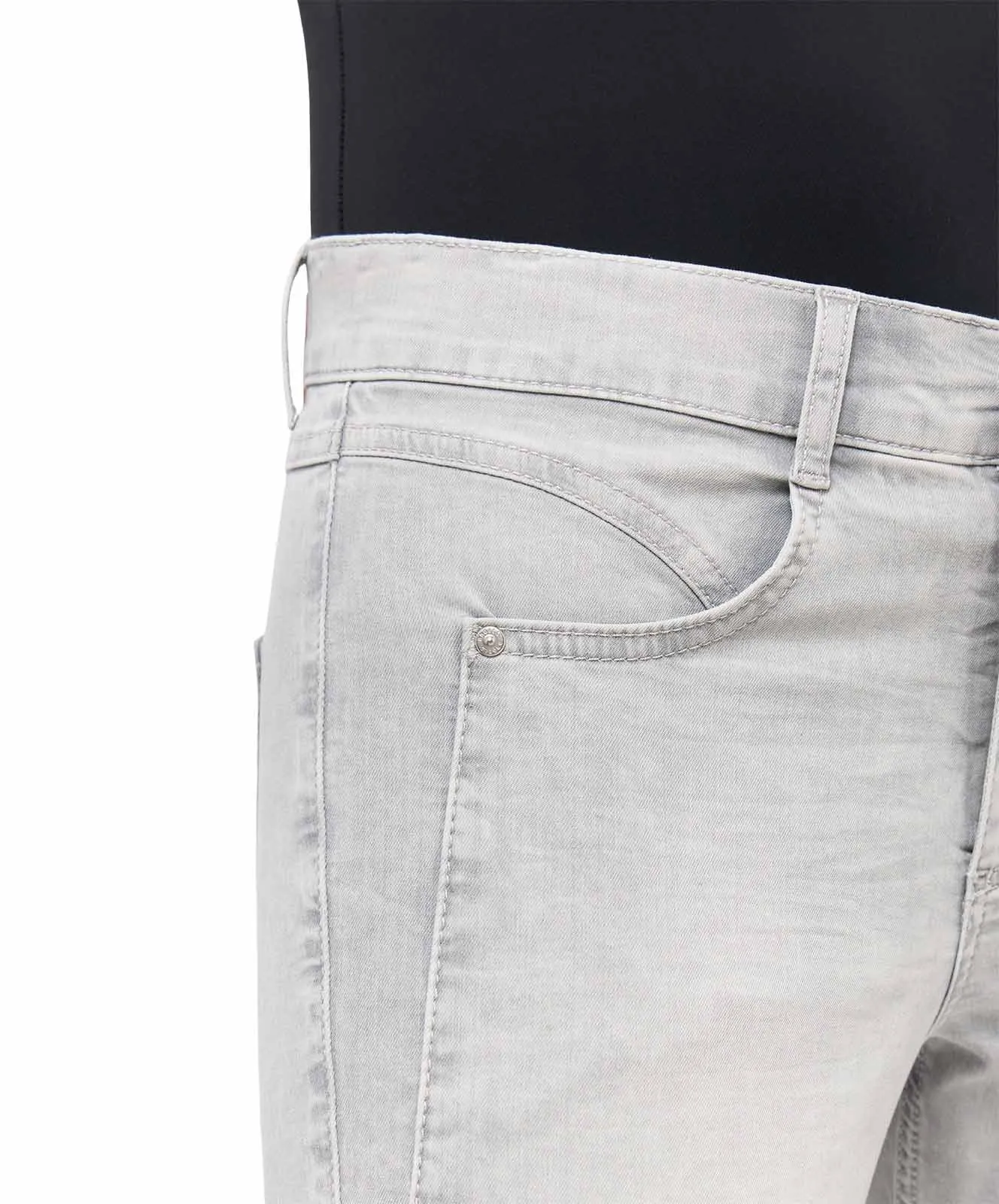 Damen Jeans Ornella Seam von Angels in Light Grey Random Used