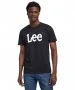 Herren Shirt Wobbly Logo Tee von Lee in Black