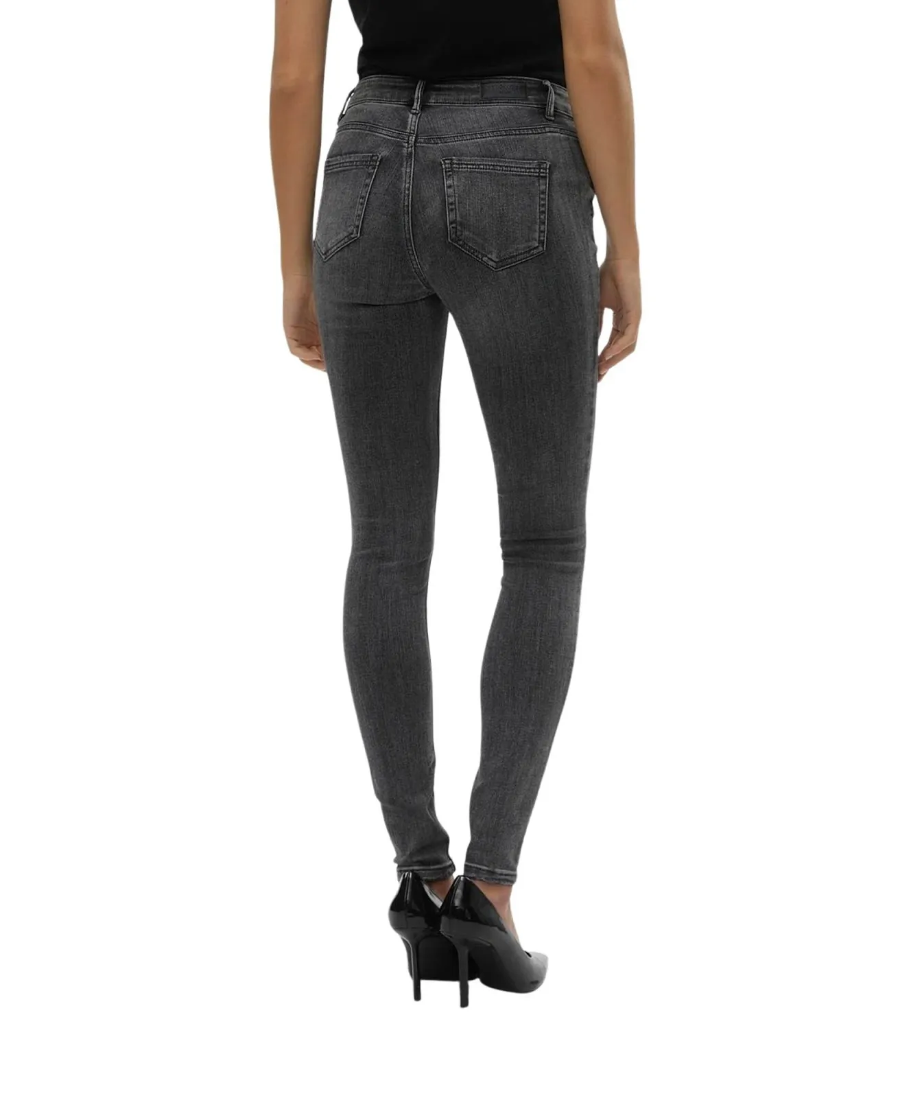 Damen Jeans Flash von Vero Moda in Medium Grey