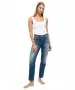 Damen Jeans Darleen Crop TU von Angels in Dirty Blue Used Destroyed