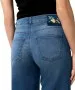 Damen Jeans Dream Wide Cropped von MAC in Storm Blue Authentic Wash
