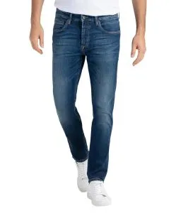 Mac Jeans Modern Fit Arne Pipe in blauer Vintage Optik