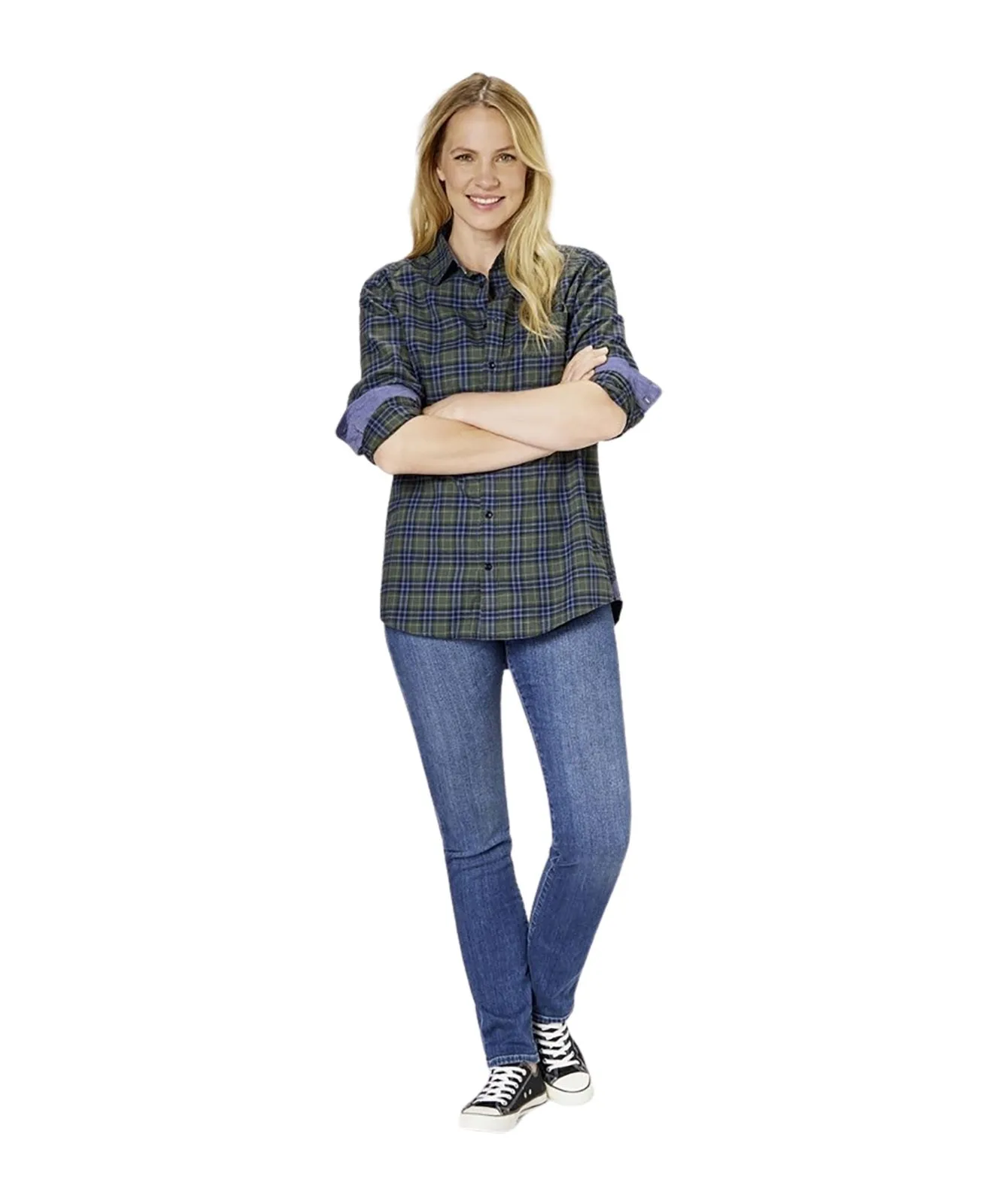 Damen Jeans Pat von Paddocks in Mid Blue Used Moustache