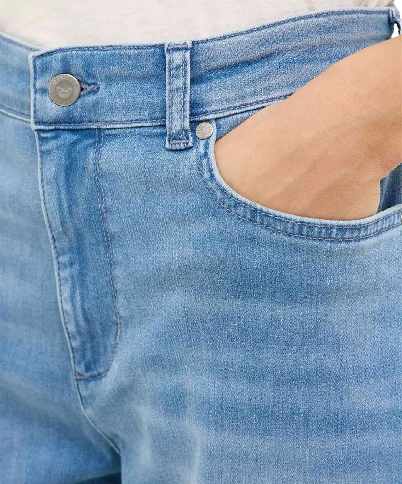Damen Jeans Madison Wide von Mustang in Blue