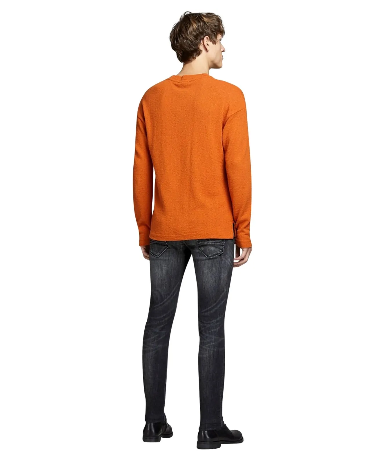 Herren Jeans Glenn Fox von Jack & Jones in Black Denim