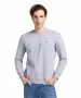 Herren Pullover Patch Crew von Lee in Grey Mele